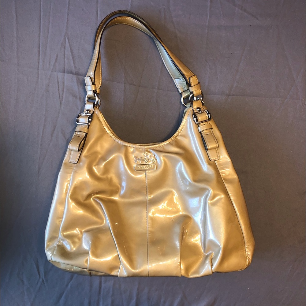 Coach Madison Metallic Leather
